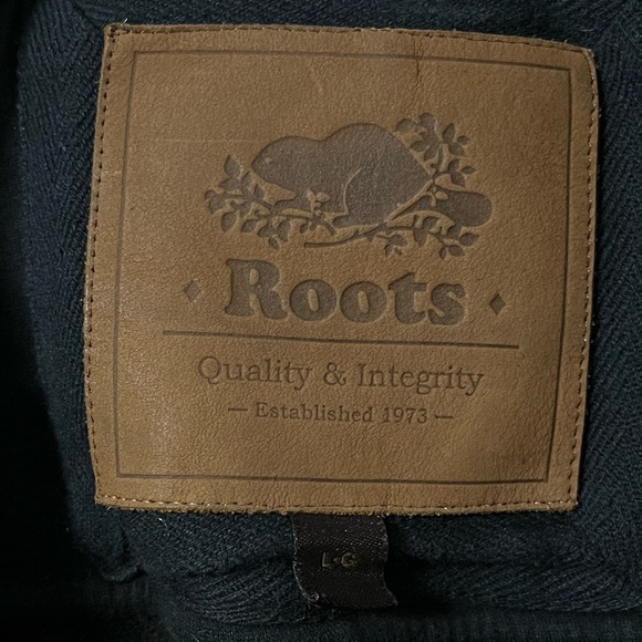 Roots Women's Double-Breasted Pea Coat Size L - Picture 4 of 10